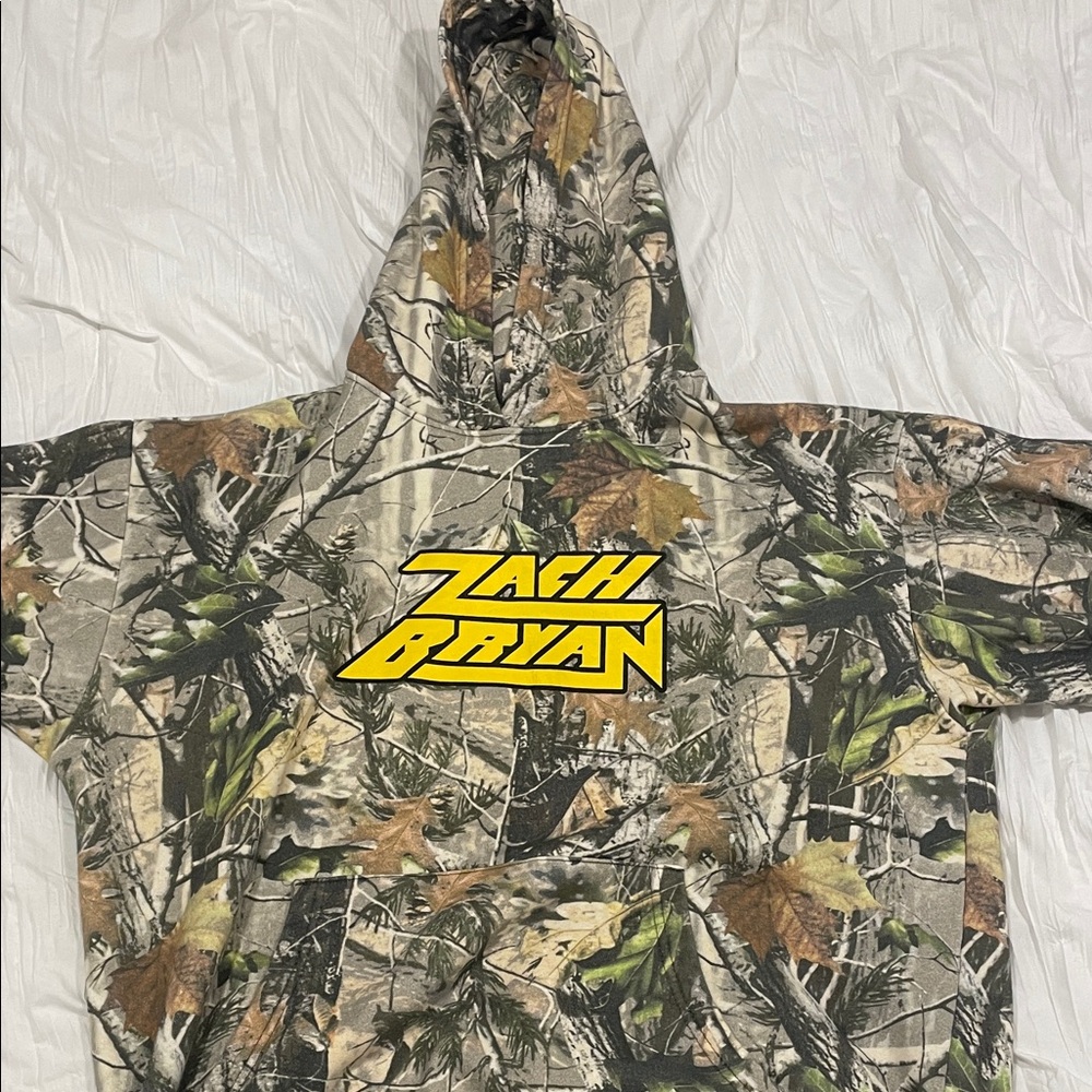 Zach Bryan Camouflage Hoodie